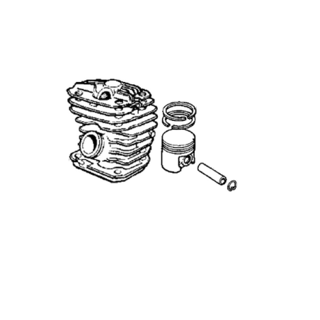 Cylindre piston tronçonneuse Oleo-Mac