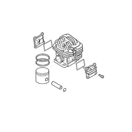 Cylindre piston tronçonneuse Oleo-Mac