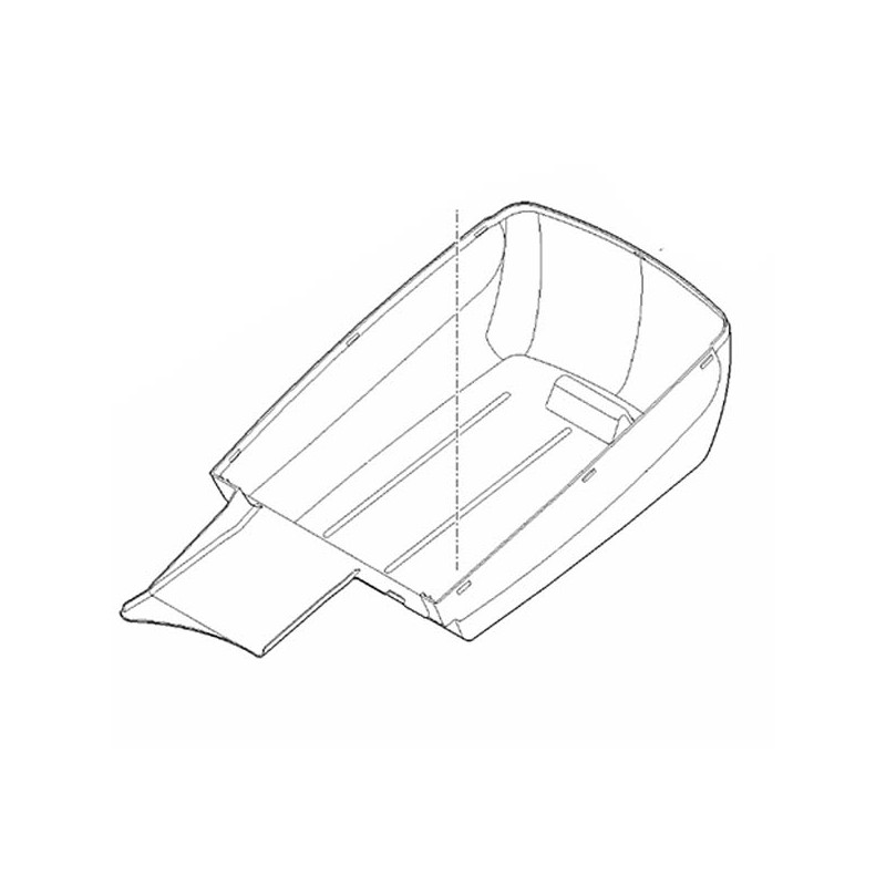 Partie inferieure bac ramassage tondeuse à batterie Stihl RMA248