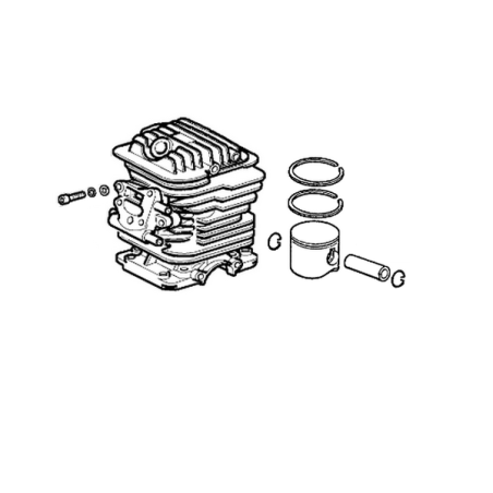 Cylindre piston tronçonneuse Oleo-mac