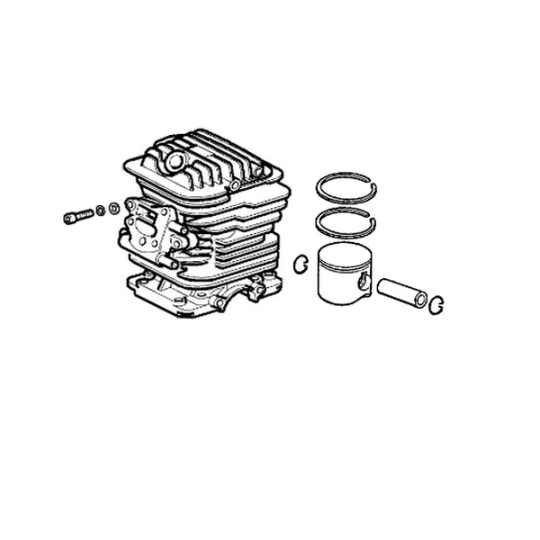 Démarreur Traction Emak Démarreur Recul Dunlap - Tronçonneuse Oleo Mac BCH400 #61452042R Pièce Rechange Oleo Mac