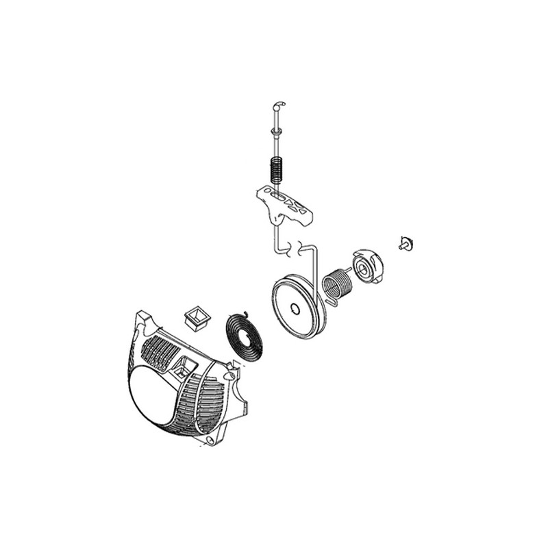 Lanceur tronçonneuse Shindaiwa