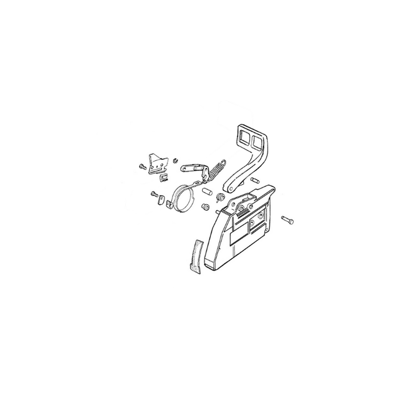 Carter de frein de chaîne complet tronçonneuse Oleo-Mac
