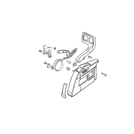 Carter de frein de chaîne complet tronçonneuse Oleo-Mac