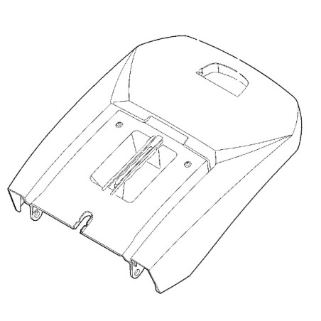 Bac de ramassage supérieur tondeuse à batterie Stihl RMA443 / RMA448TC