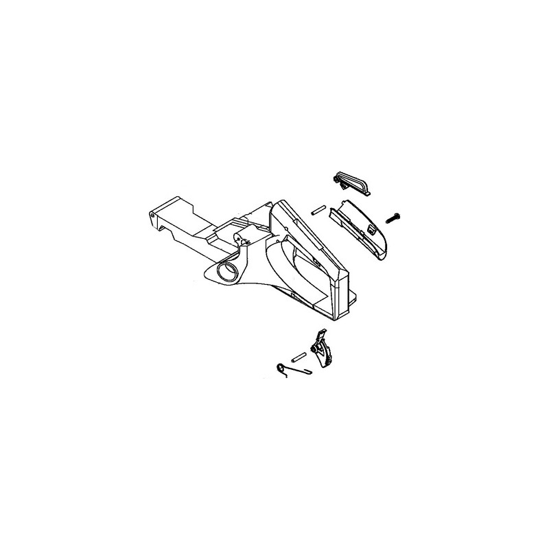 Poignée réservoir essence tronçonneuse Shindaiwa