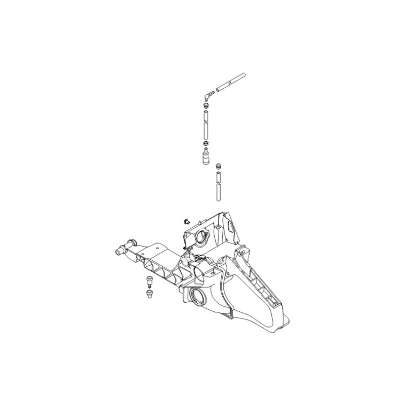 Poignée réservoir essence tronçonneuse Shindaiwa