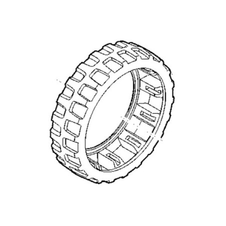 Pneu roue arrière tondeuse à batterie Stihl / Viking
