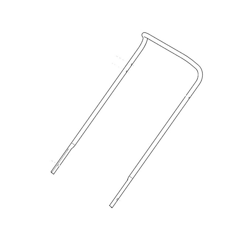 Partie supérieure guidon tondeuse à batterie Sithl RMA443