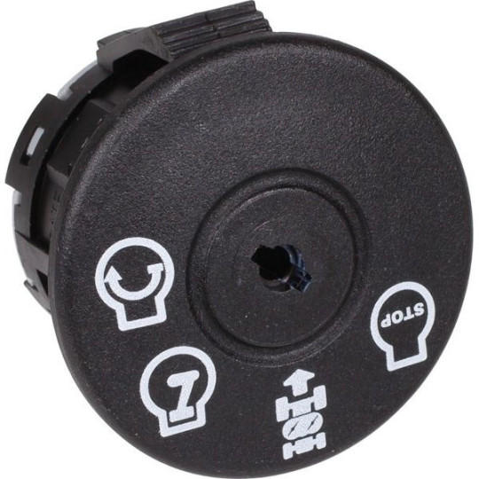 Interrupteur D'Allumage 4 Positions Pour Tondeuse Autoportée - Pièce Universelle 7 Broches