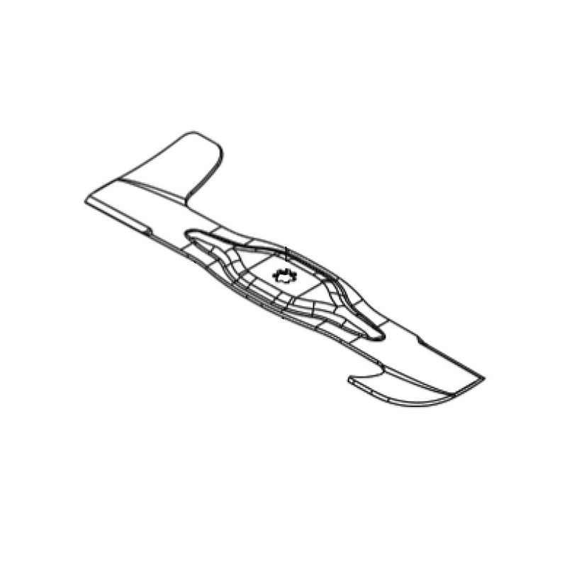 Lame droite tracteur tondeuse Husqvarna