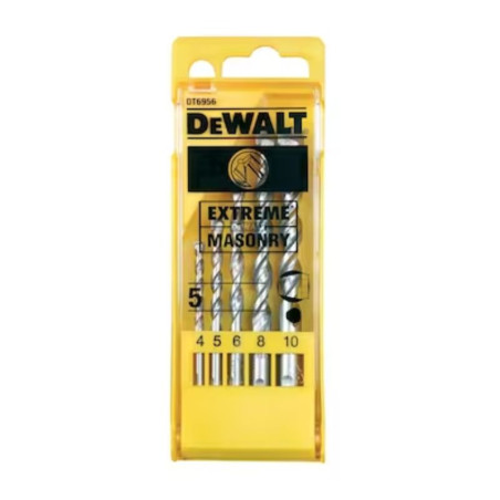 Coffret de 5 forets béton Extreme Dewalt