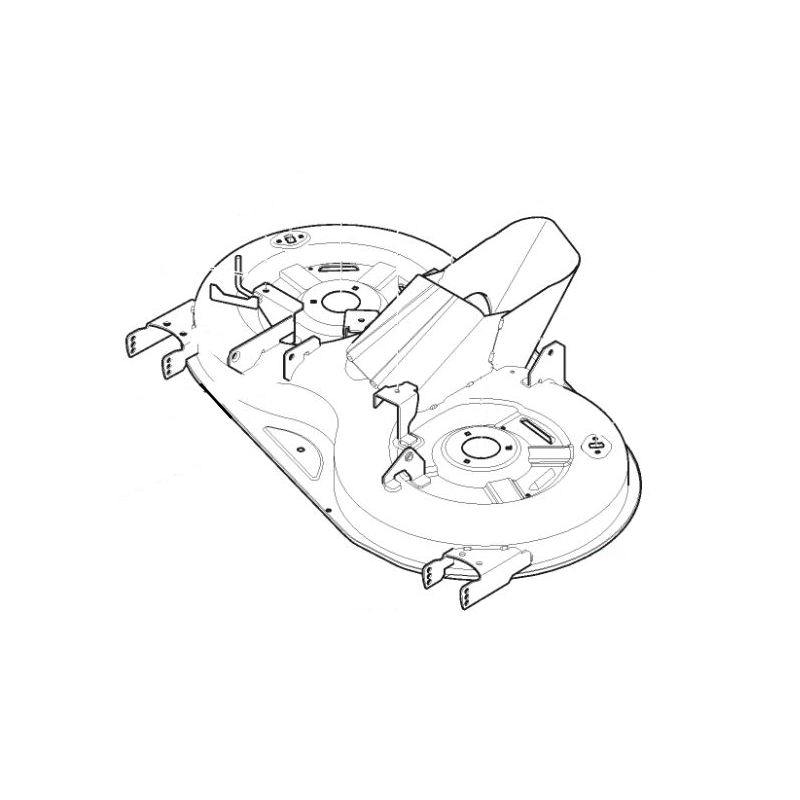 Plateau de coupe noir autoportée GGP / STIGA