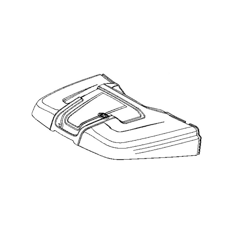 Partie supérieure bac ramassage tracteur tondeuse Husqvarna