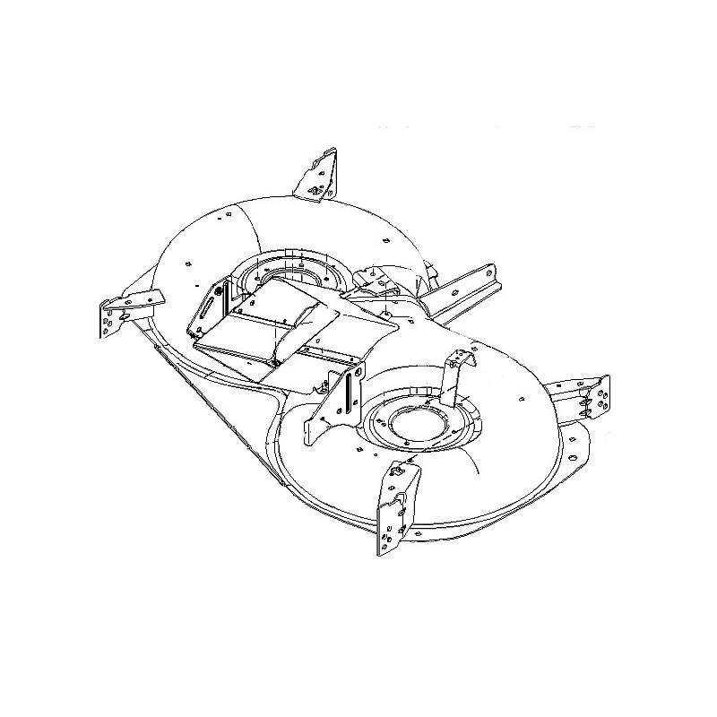 Plateau de coupe tracteur tondeuse Husqvarna