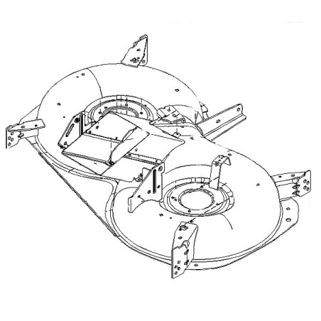 Plateau de coupe tracteur tondeuse Husqvarna