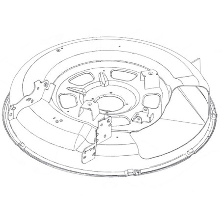 Carter de coupe tracteur tondeuse Husqvarna