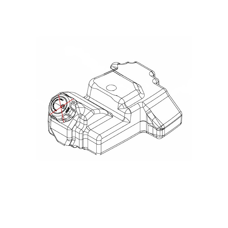 Réservoir essence autoportée MTD