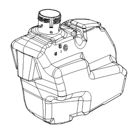 Réservoir d'essence tracteur tondeuse Husqvarna