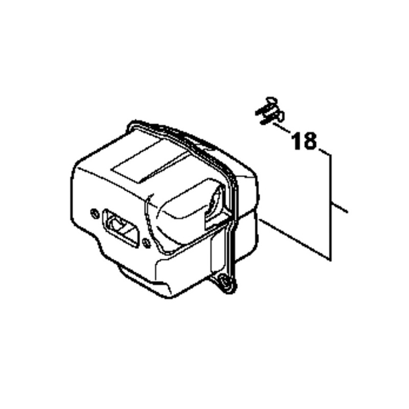Silencieux tronçonneuse à essence Stihl MS261