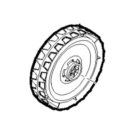 Roue arrière tondeuse à batterie Alpina 118802650/0