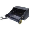 Balai brosse et remorque tracteur tondeuse
