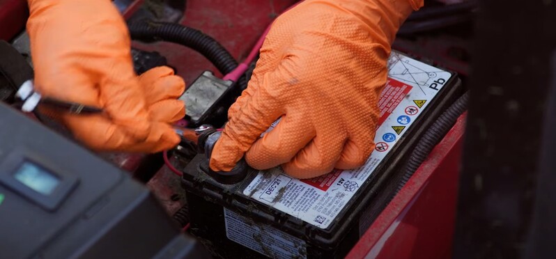 Débrancher batterie tracteur tondeuse