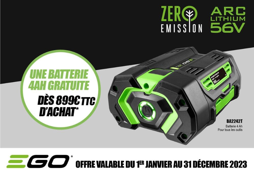 EGo promo 2023 promo ego 2023 batterie