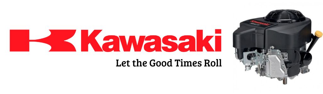 Logo kawasaki; moteur tondeuse, moteur kawasaki