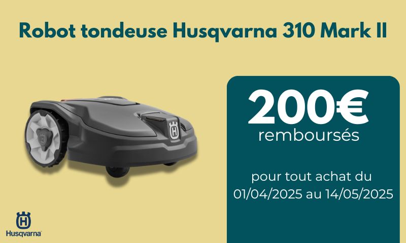 offre remboursement husvarna 310 mark II