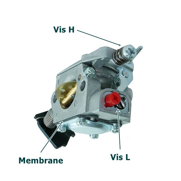 Carburateur avec compensateur et trois vis de réglage pour Stihl 017 ,  28,99 €